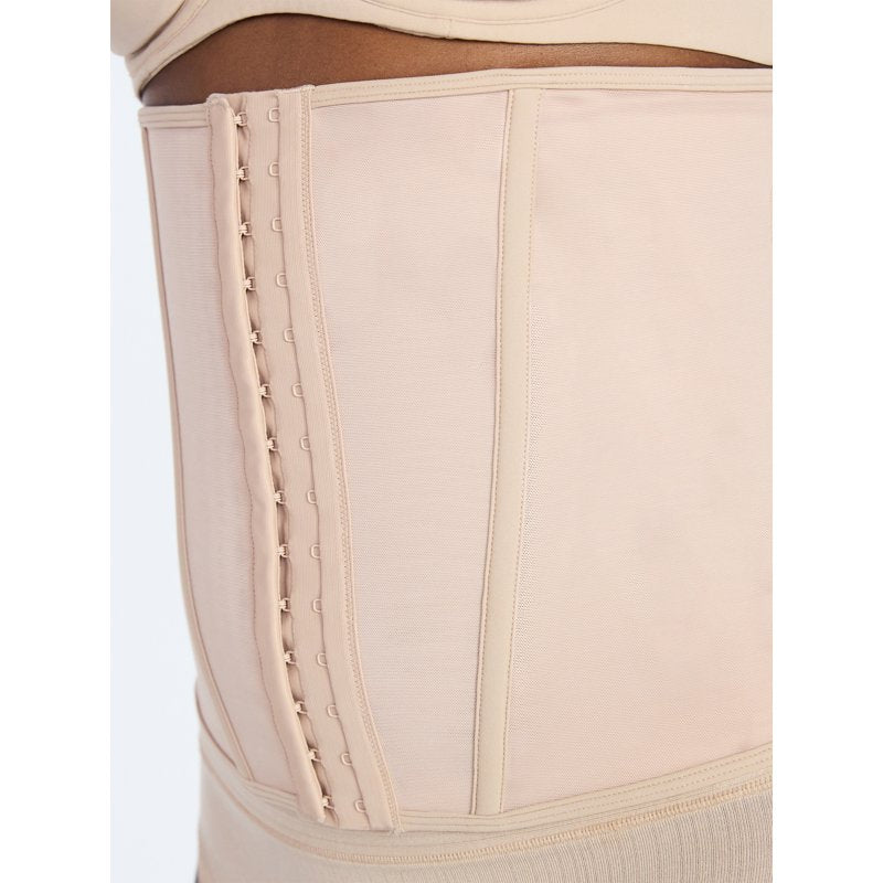 Women's Waist Trainer with Supportive Power Mesh - Adobe Tan XXXL