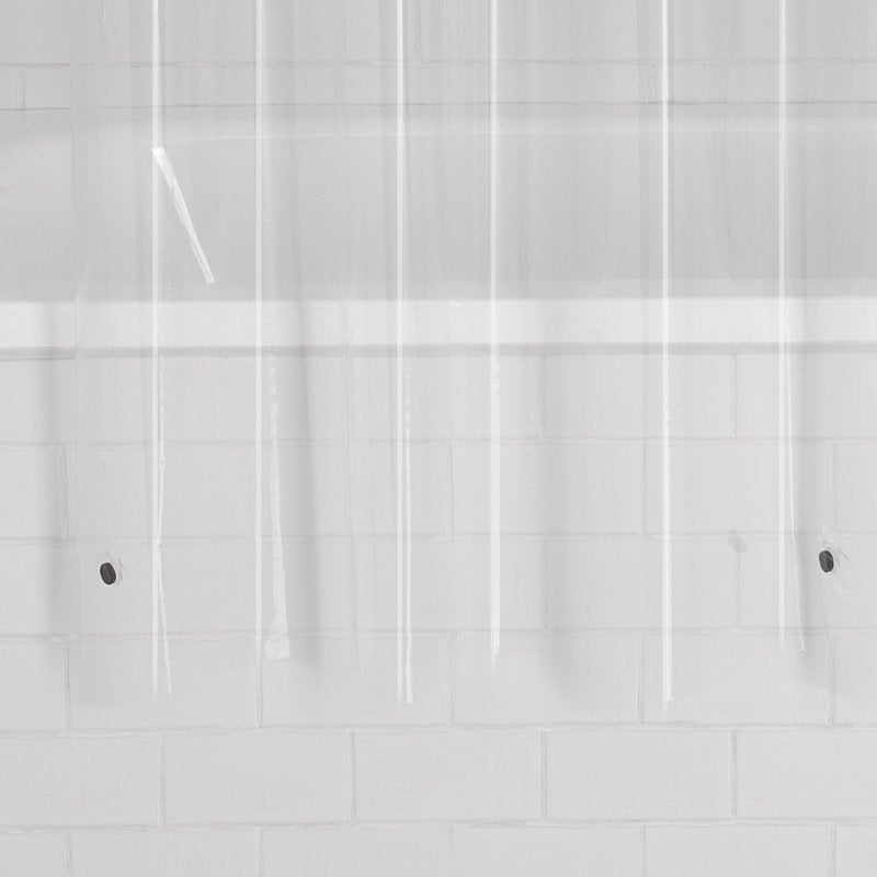 Mainstays Clear Lightweight PEVA Shower Liner 70x71 Inches - Single