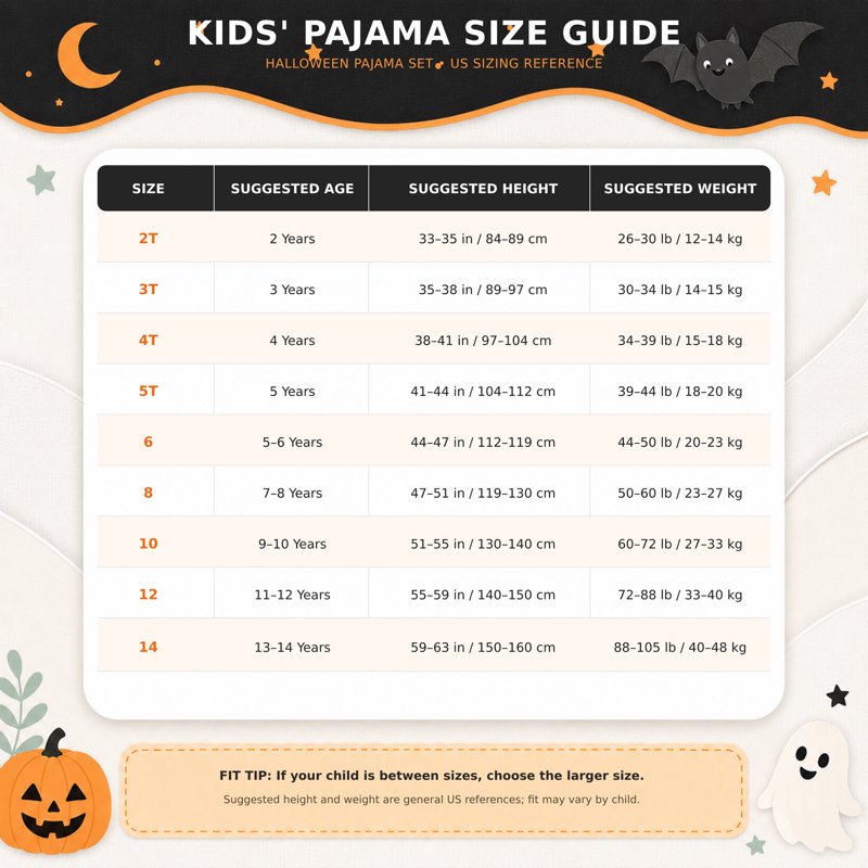 Dino Skeleton Pumpkin Kids Halloween Pajamas Set - Glow-in-the-Dark 2T