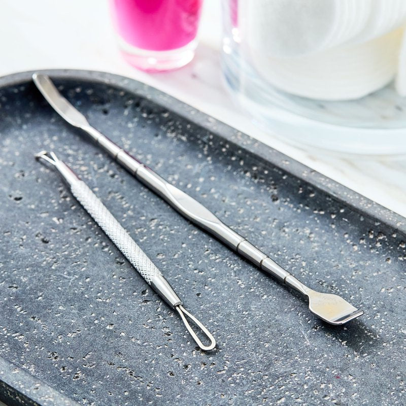 Stainless Steel Blackhead and Whitehead Blemish Extractor Tool Set