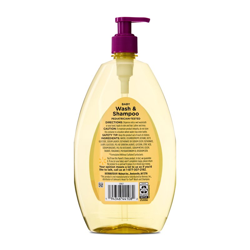 Tear-Free Baby Wash & Shampoo - 2 Pack, 27.1 fl oz Each