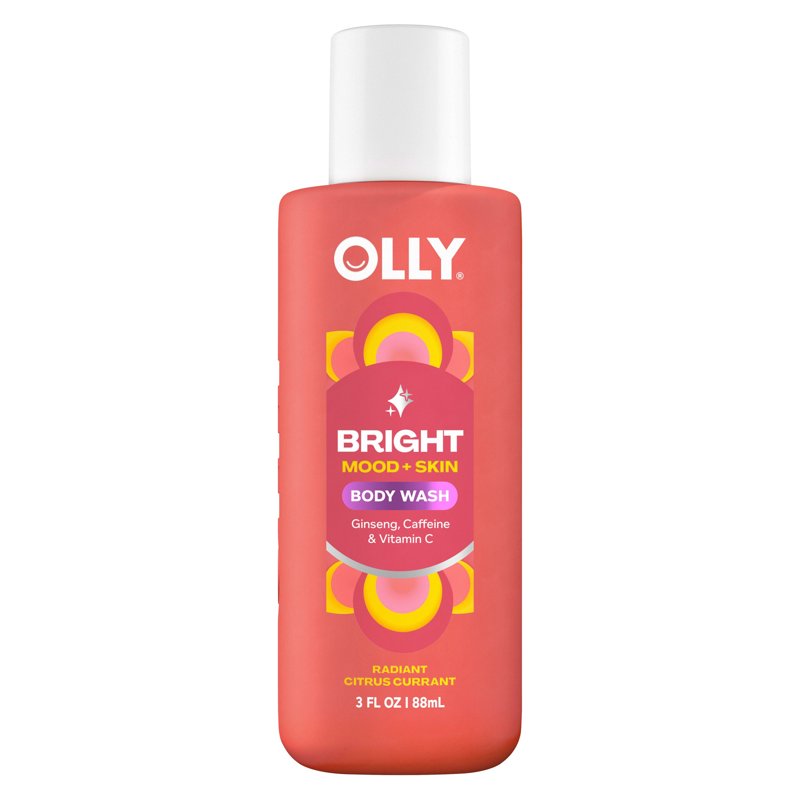 Vitamin C Brightening Body Wash - Nourishing Gel Cleanser, 3 FL oz