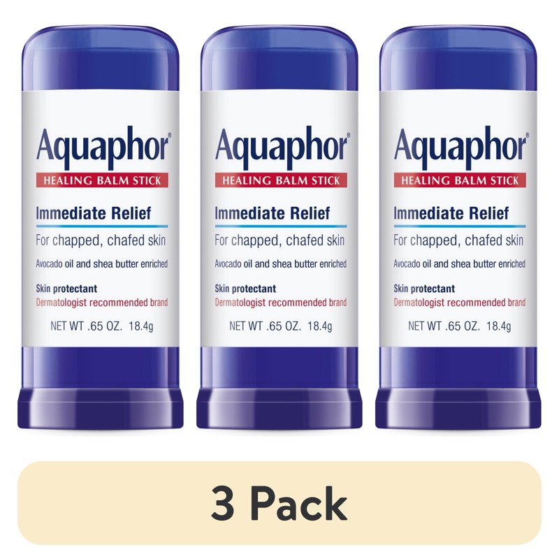 Healing Balm Stick for Chapped Skin with Shea Butter - 3 Pack, 0.65 oz