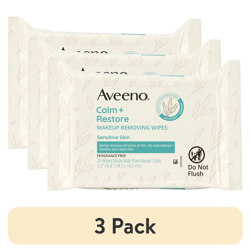 Nourishing Fragrance-Free Face Wipes for Sensitive Skin - Oat & Feverfew