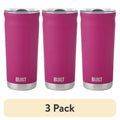 20 oz Double-Wall Insulated Stainless Steel Tumbler - Magenta 3 Pack