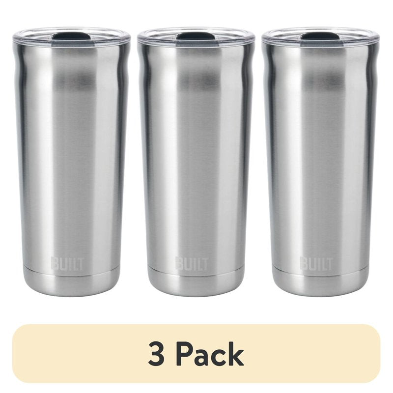 20 oz Insulated Stainless Steel Tumbler Water Bottle - 3 Pack