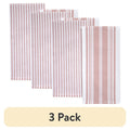 Oversized Kitchen Towels Set - 2 Pack Old Rose/White