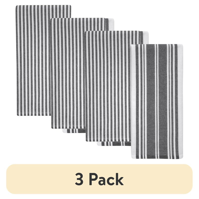 Culinary Kitchen Towels - 2 Pack, Rich Black - Extra Absorbent