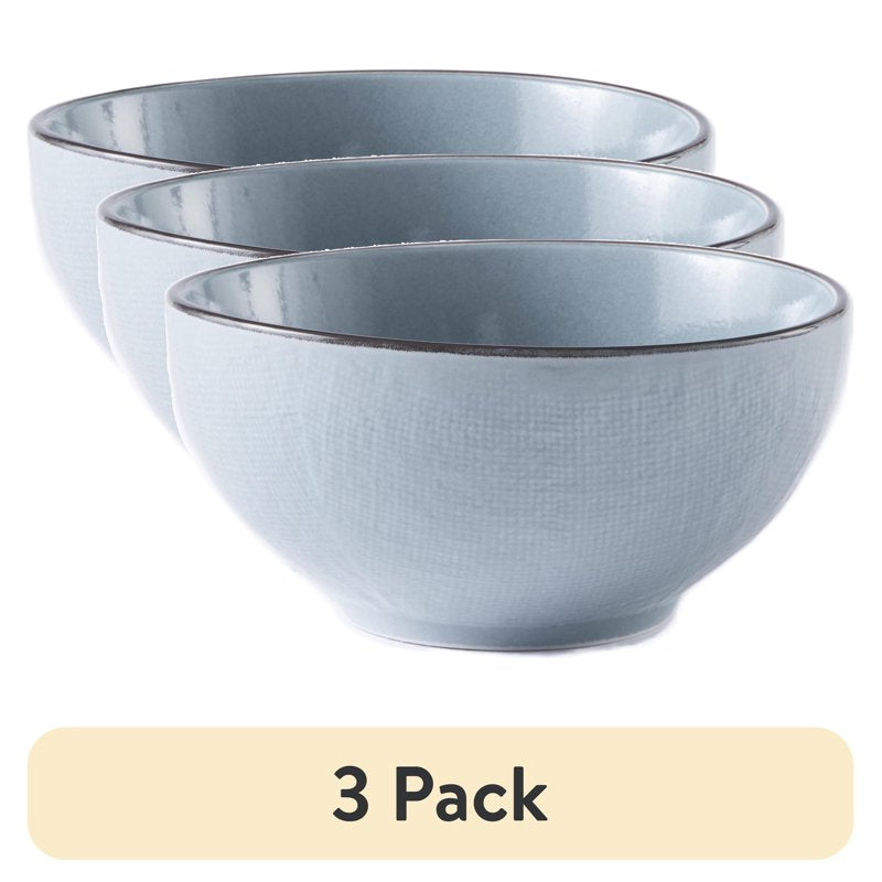 Denim Murphy Stoneware Cereal Bowl - 3 Pack