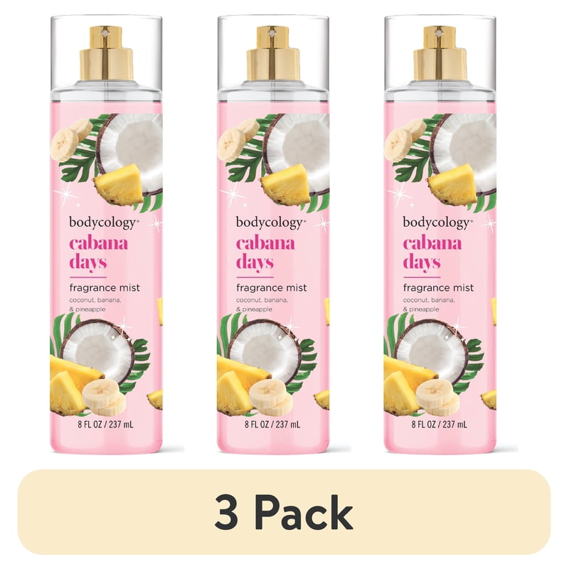 Fragrance Body Mist - Long-Lasting Cabana Days, 8 fl oz - 3 Pack