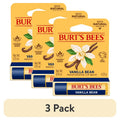 Natural Moisturizing Lip Balm - Vanilla Bean - 3 Pack