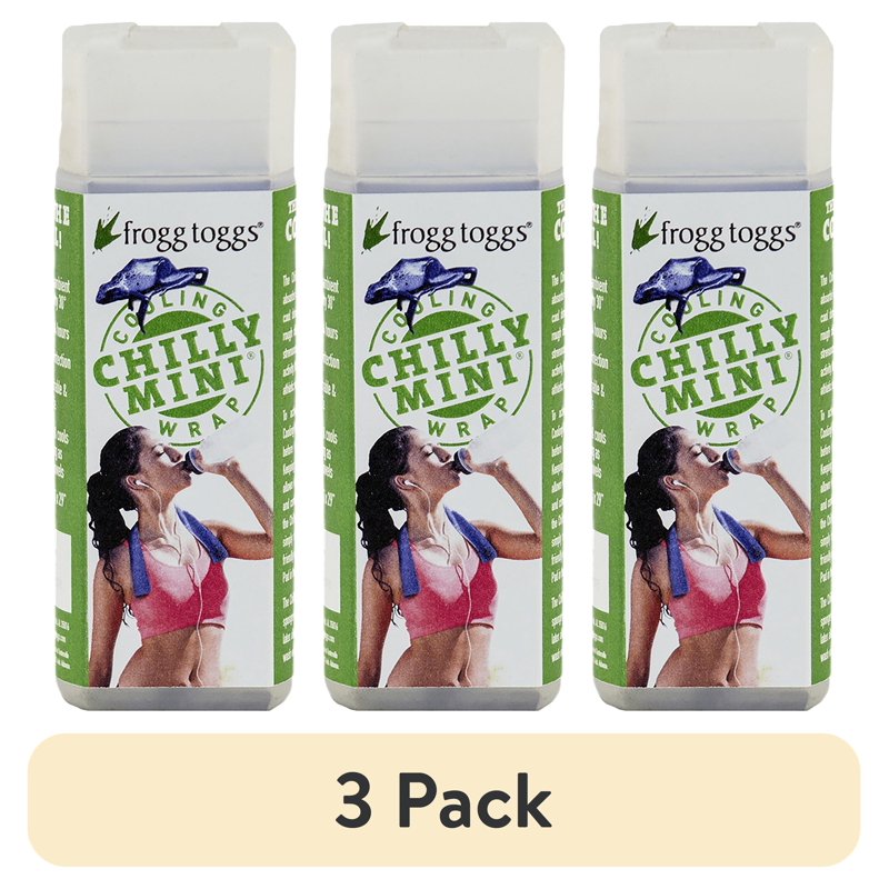 Cooling Towel Set - Frogg Toggs Mini Chilly 29x3 Inches Assorted Colors (3 Pack)