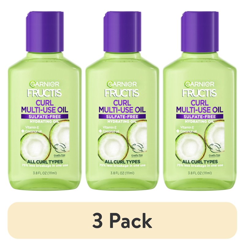 Vitamin E & Coconut Hair Oil - 3 Pack, 3.8 fl oz Each