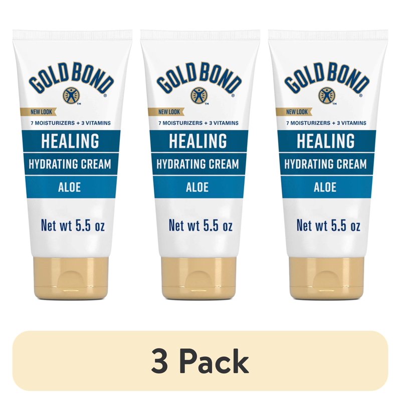 Healing Hydrating Body Lotion with Aloe, 5.5 oz - 3 Pack