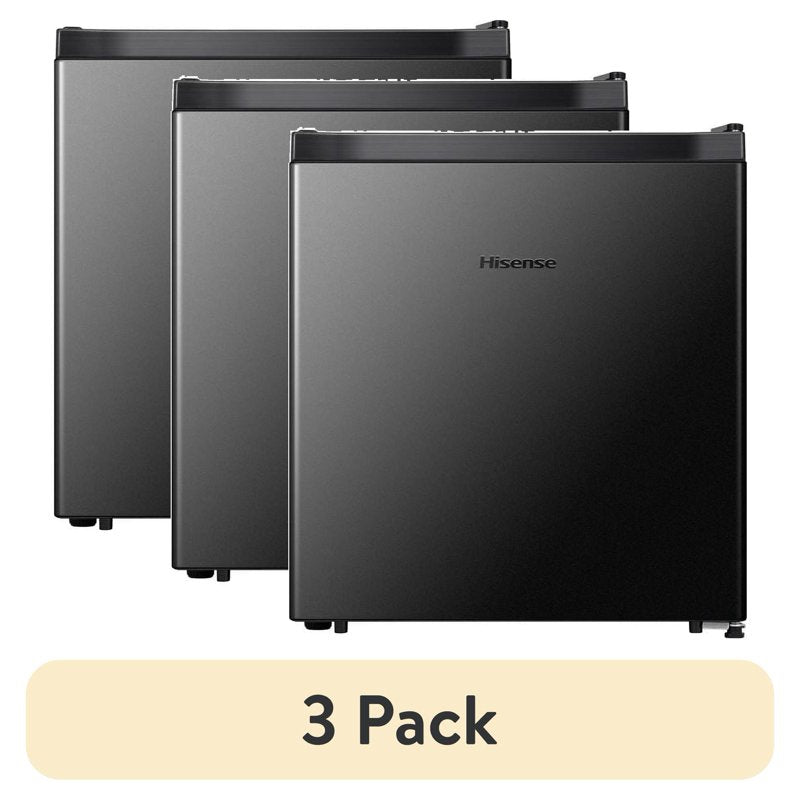 1.6 Cu Ft Mini Fridge - 3 Pack, Black, Energy Star Certified