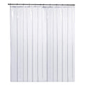 (3 Pack) Heavy Duty Waterproof Shower Curtain Liners - 72x72 Inches, Clear - Mildew Resistant PEVA Bathroom Shower Liners with Magnets & Reinforced Header