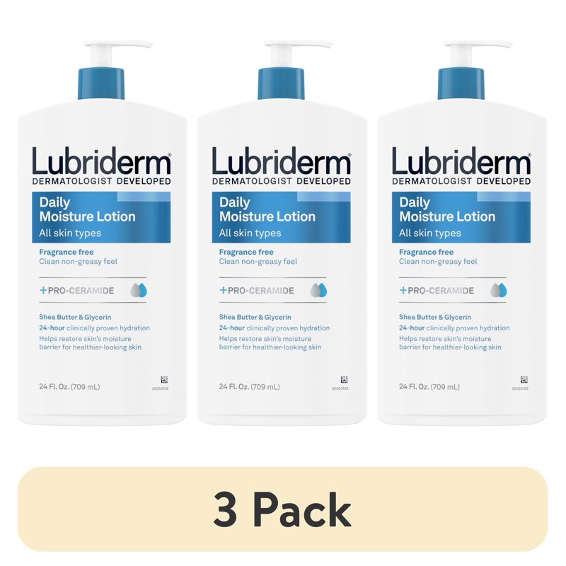 Daily Moisture Body Lotion with Pro-Ceramide - Fragrance Free Unscented