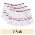 Scrubber Dishcloth Set - 4 Pack, 12x12 in, Beige Stripes