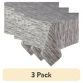 Black & White Striped Tablecloth - 60" x 102", 3 Pack