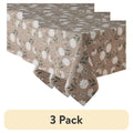 Floral Tablecloth Set - 3 Pack, Hydrangea Design, 60" x 102"