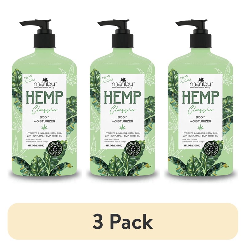 Hemp Seed Oil Body Moisturizer - Non-Greasy Daily Lotion for Dry Skin