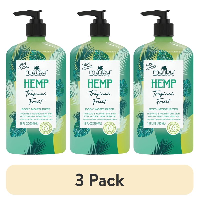 Hemp Seed Oil Body Moisturizer - Non-Greasy Daily Lotion for Dry Skin