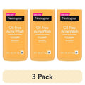 Oil-Free Acne Face Wash - 3 Pack, Salicylic Acid Cleanser