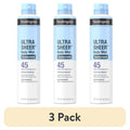 Broad Spectrum Sunscreen Spray SPF 45 - 3 Pack