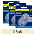 3 Pack Suction Cup Hooks, Large Clear Bathroom & Window Hangers, 5 lbs Capacity