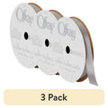 (3 Pack) Offray Satin Ribbon - Opal Gray 3/8 Inch Sewing & Craft Trim, 18 Feet Each Variation: Opal Gray, 3 Pack