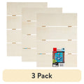 (3 Pack) Unfinished Rectangle Wood Pallet Plaque - 15.9 x 11.9 Inches - Craft & Decor Surface