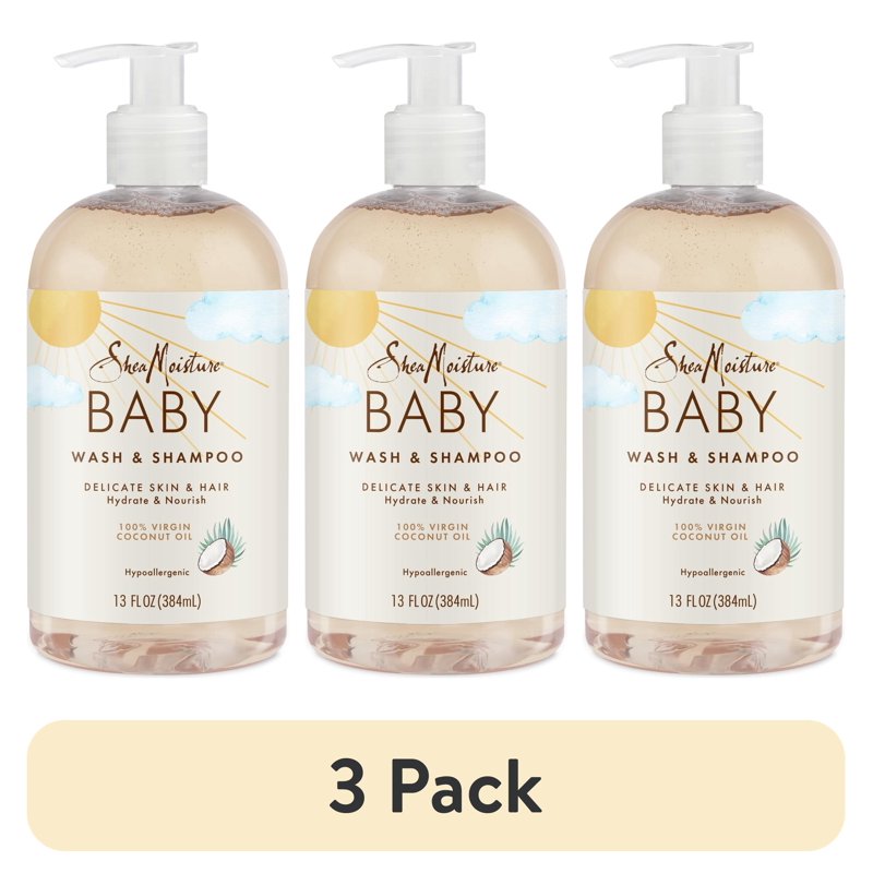 Baby Wash and Shampoo with Virgin Coconut Oil & Murumuru Butter