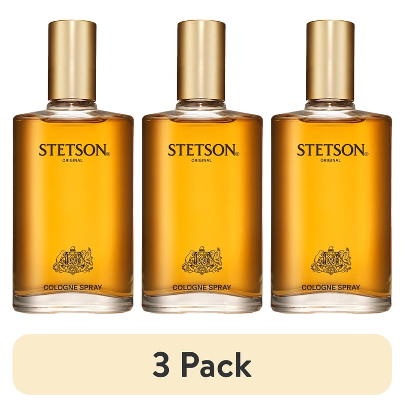 Stetson Original Cologne Spray for Men - 3 Pack