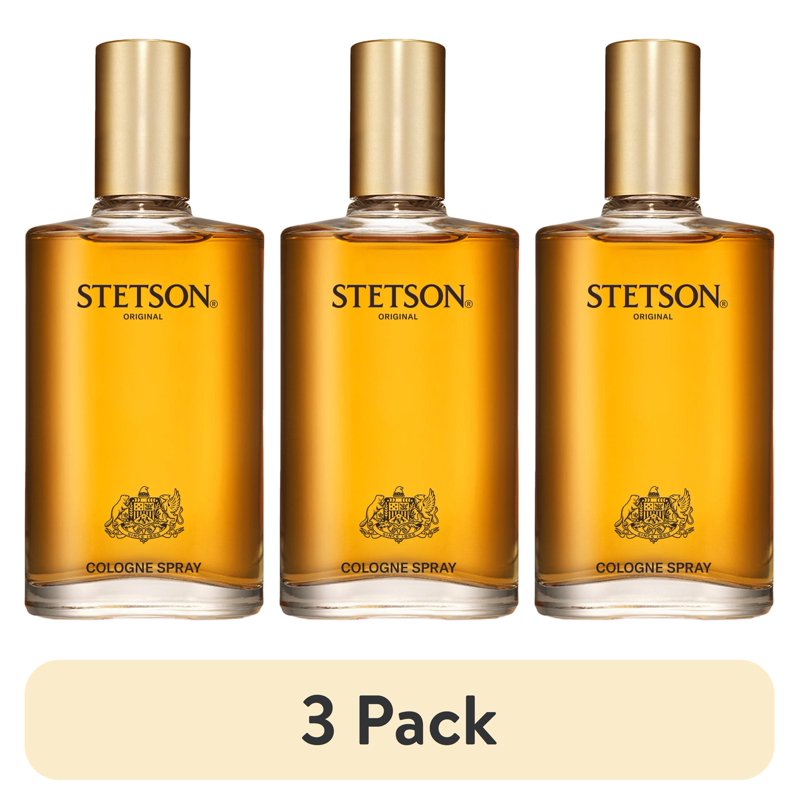 Stetson Original Cologne Spray for Men - 3 Pack