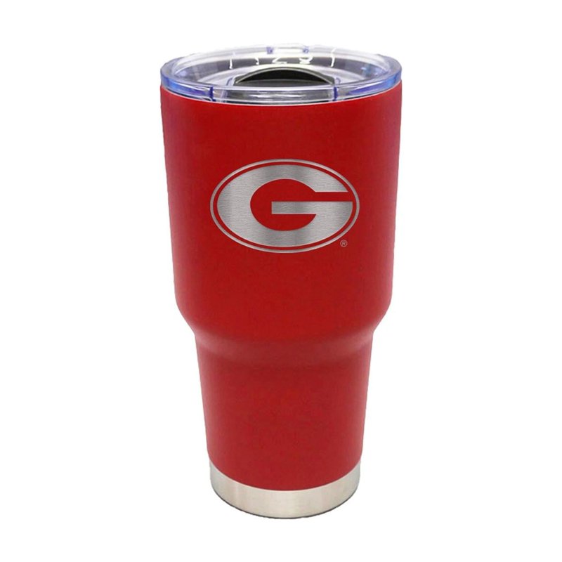 30oz Georgia Bulldogs Stainless Steel Tumbler with Logo