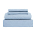Full Sheet Set - 300 Thread Count Cotton in Cool Blue, 4-Piece, Variation of THIS listing