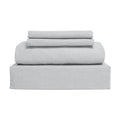 King Cotton Sheet Set - 300 Thread Count 100% Cotton Cool Grey
