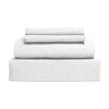 Queen 300 Thread Count 100% Cotton Bed Sheet Set - White - Lintex Variation