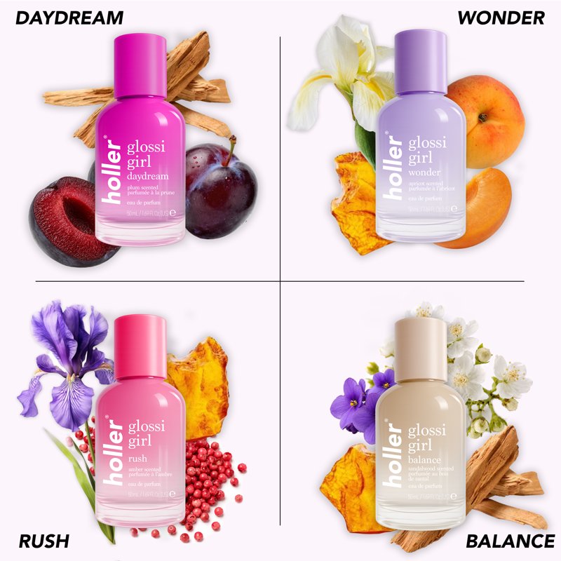Glossi Girl Balance Eau de Parfum - Sandalwood & Amber Scent, 1.69 fl oz