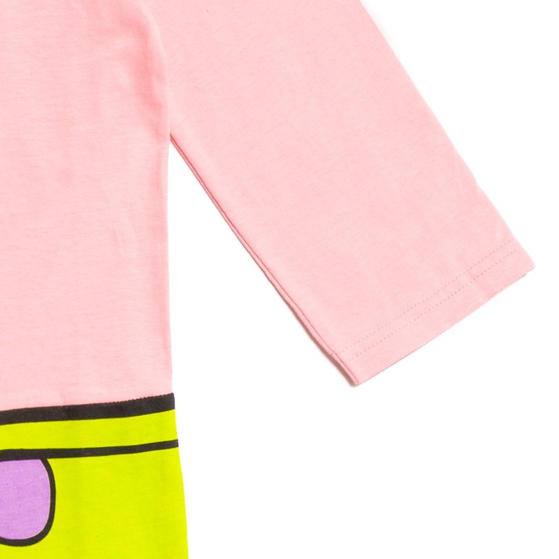 Big Boys SpongeBob Patrick Zip Up Costume Coverall Pink 18-20 - Cartoon Character Dress-up