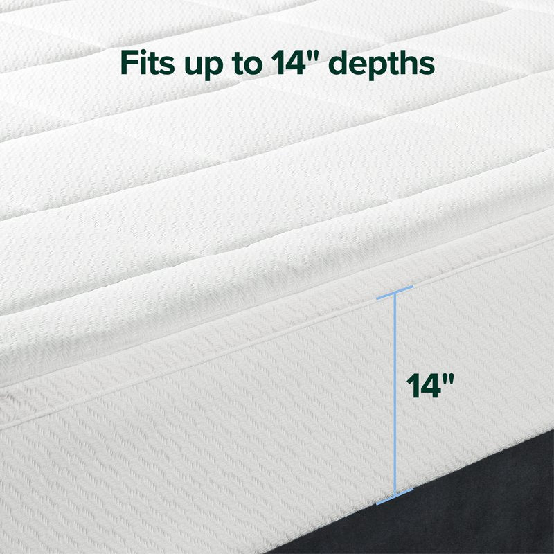 Twin 2-Inch Cloud Memory Foam Mattress Topper - Supportive & Soft