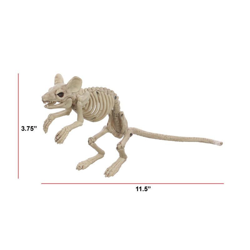 Standing Faux Mouse Skeleton Decor - Crazybonez Life Size Skeleton Pose