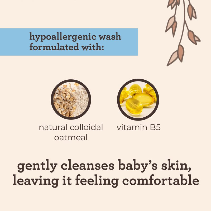 Moisturizing Baby Bath Wash for Sensitive Skin - 8 fl oz