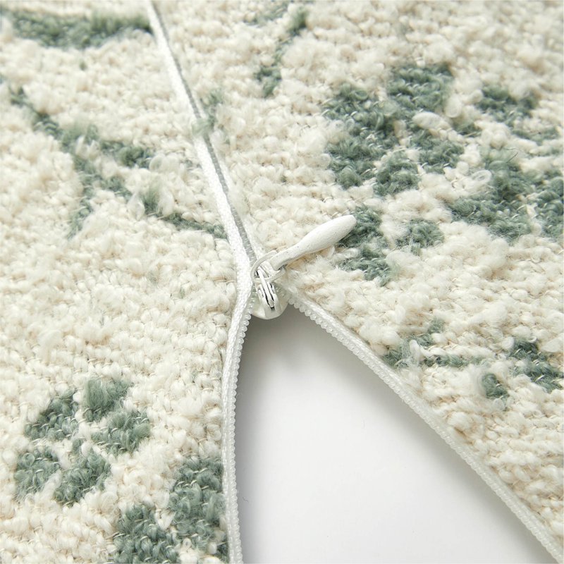 Green Bouclé Decorative Throw Pillow 20x20 - The Pioneer Woman
