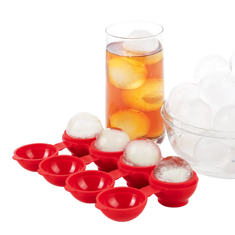 Silicone Ice Ball Tray - 3 Pack, Makes 4 BPA-Free Ice Balls