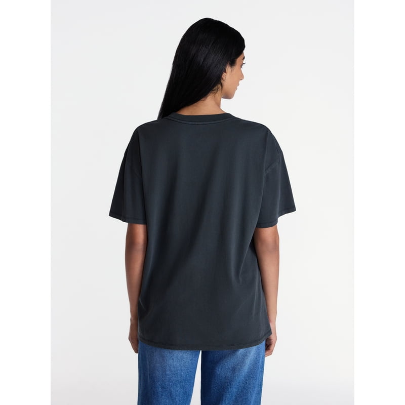 Women's Halloween Graphic Tee - Terrifier Collage Short Sleeve Black L