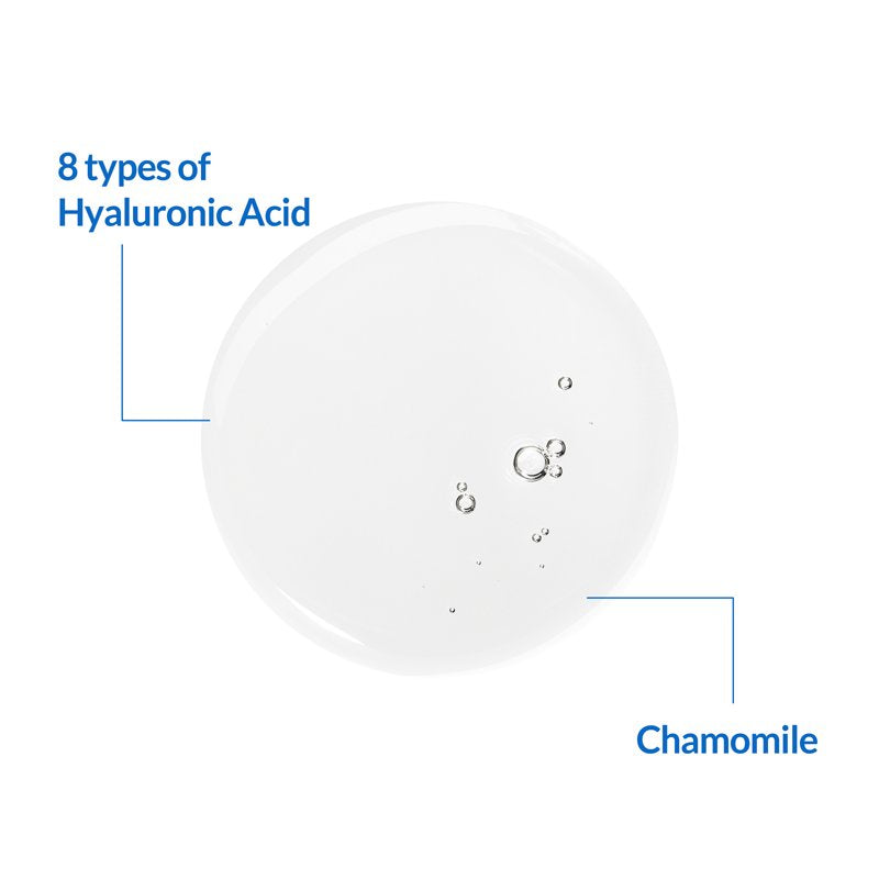 Hydrating Face Serum with 6 Hyaluronic Acids, Niacinamide & Vitamin C, 50ml