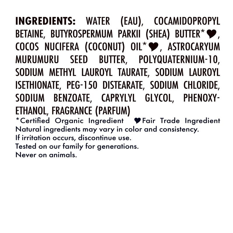 Baby Wash and Shampoo with Virgin Coconut Oil & Murumuru Butter