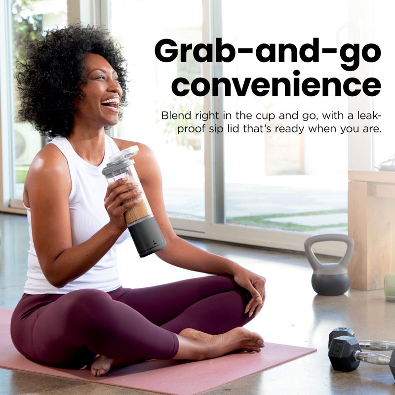18 Oz Portable Personal Blender - Rechargeable, Blue