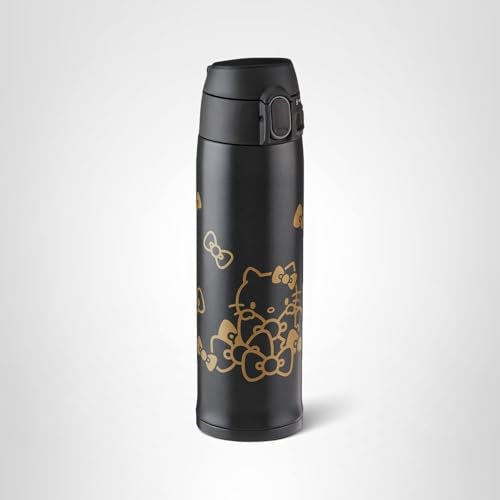 Zojirushi SM-TA48KTBA Stainless Steel Vacuum Insulated Mug, 16-Ounce, Hello Kitty Black